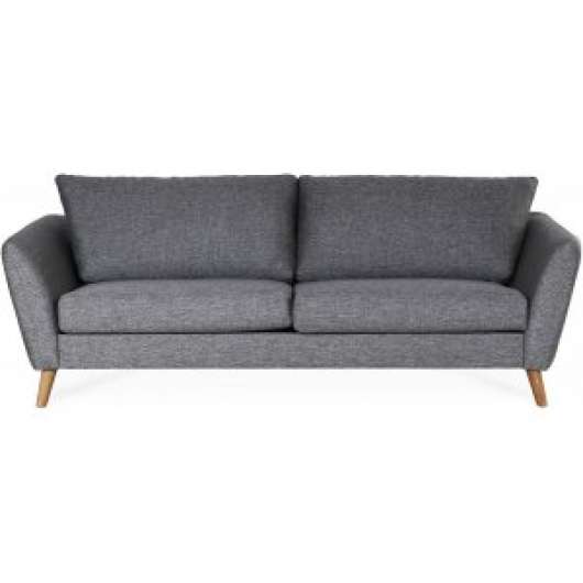 Country 3-sits soffa i grått tyg 210 cm