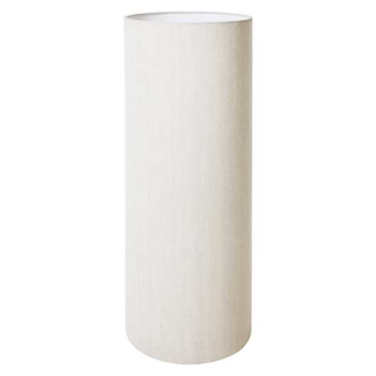 Cylinder Lampskärm Ø33x82 cm Linne Crème
