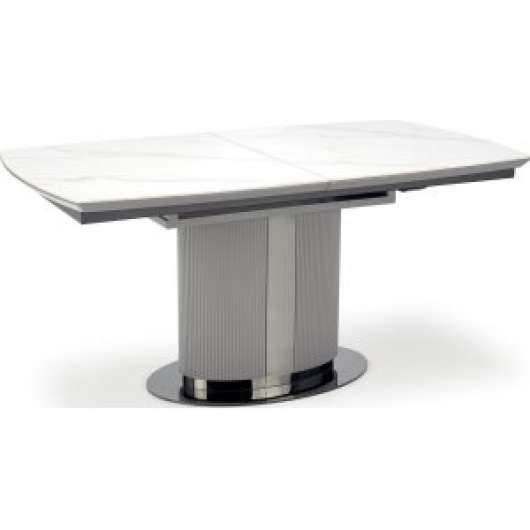 Dancan matbord 160-220 x 90 cm marmor/grå - Marmormatbord