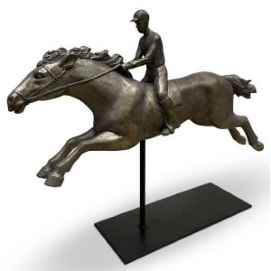 Decoration häst Winner - Metall - Statyetter & figuriner