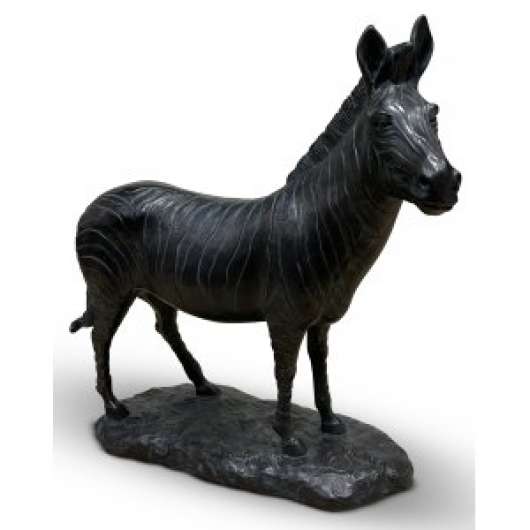 Decoration Zebra - Svart - Statyetter & figuriner, Inredningsdetaljer