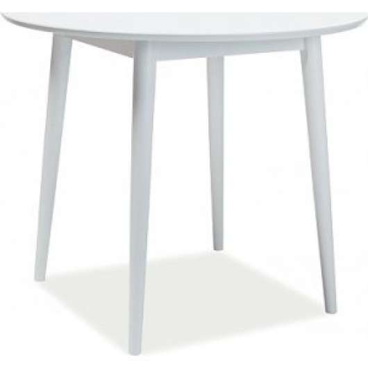 Desiree matbord 90 cm - Vit + Fläckborttagare för möbler