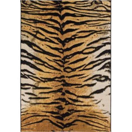 Domani Tiger flatvävd matta Guld - 160 x 230 cm - Slätvävda mattor, Mattor