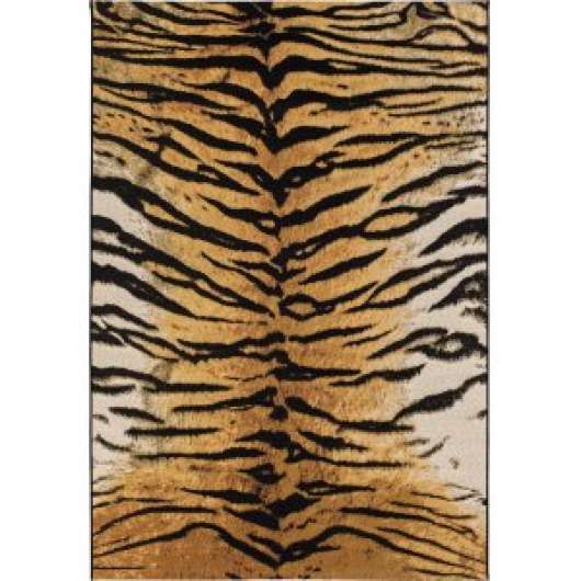 Domani Tiger flatvävd matta Guld - 160 x 230 cm