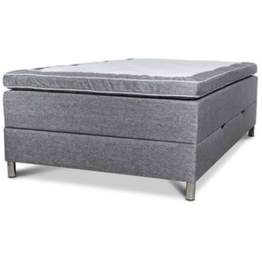 Drömma boxbed säng med förvaring 120 x 200 cm - Inari 95 - Antracitgrå