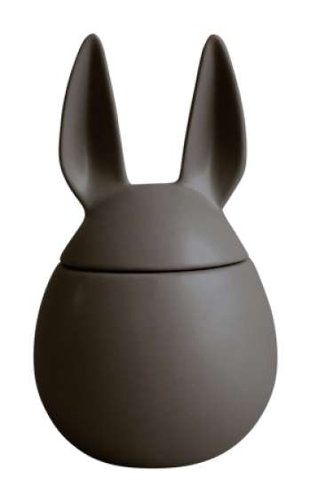 Eating Rabbit Prydnadsskål L Ø11,5x20 cm Keramik Brun