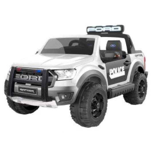 Elbil för barn Ford Ranger Police - Vit