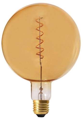 Elect LED Filament Globe Gold 200mm