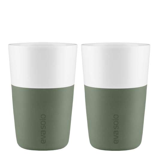 Eva Solo - Eva Solo Caffe Lattemugg 36 cl 2-pack Cactus Green