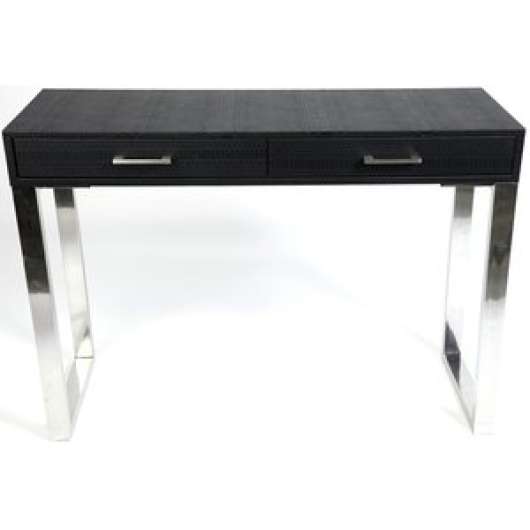 Exklusive skrivbord 110 cm - Svart / Krom + Fläckborttagare för möbler - Övriga kontorsbord & skrivbord, Skrivbord, Kontorsm