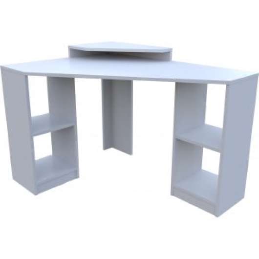 Floating skrivbord 120 x 90 cm - Vit - Skrivbord med hyllor | lådor, Skrivbord, Kontorsmöbler