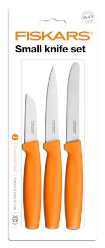 Functional Form Litet knivset 3 knivar Orange