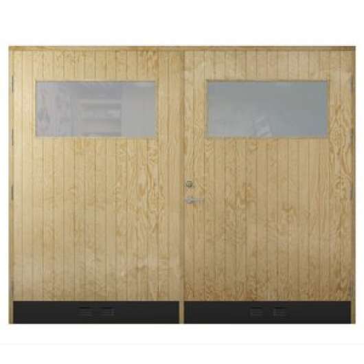 Garageport 10 °C - Med klarglas + Monteringskit - Slagportar, Garageportar, Dörrar & portar