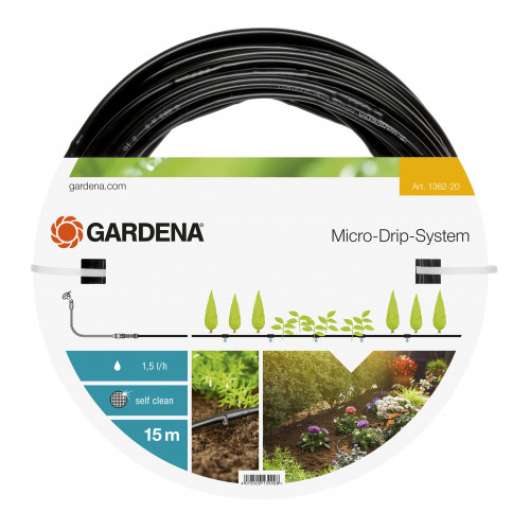 Gardena - Droppslang ovan jord 4-6 mm