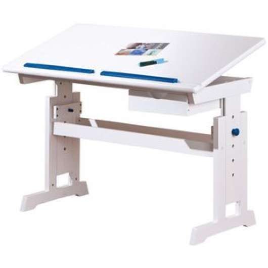 Gemma skrivbord Höj & sänkbart 109x55 cm /blå - Höj och sänkbara skrivbord