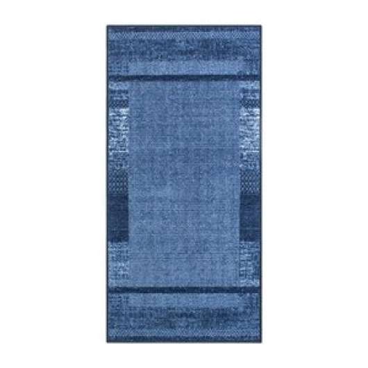 Gummerad matta Varese - Blå - 80x150 cm - Gummerade mattor, Mattor