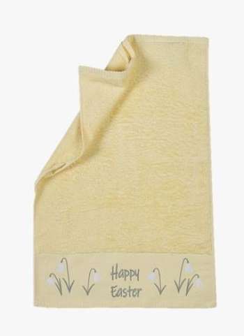 Happy Easter handduk gul