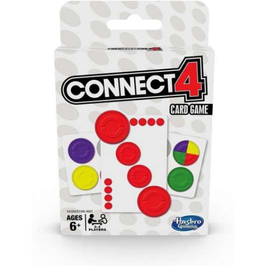 Hasbro - Gaming fyra i rad/Connect 4 kortspel