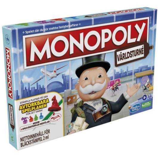 Hasbro - Gaming Monopol Travel the World brädspel