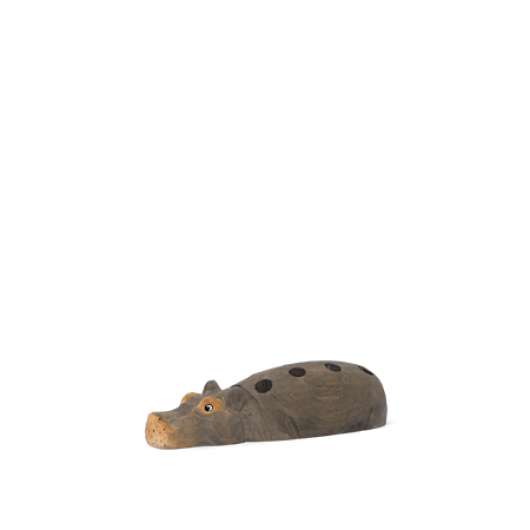 Hippo Pennhållare 19 cm Trä