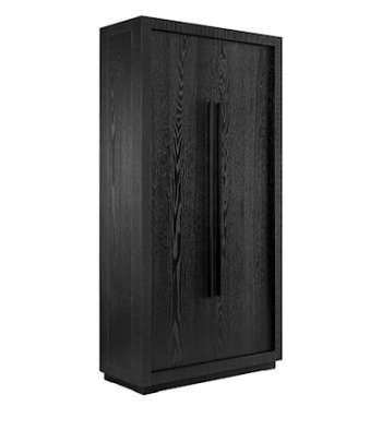 HUNTER cabinet panel black oak
