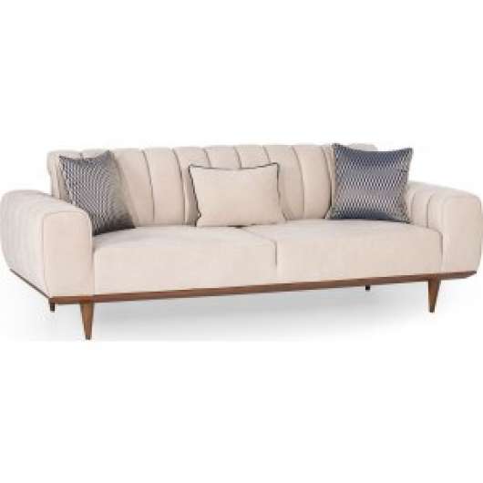 Ivory 3-sits soffa - Cream - 3-sits soffor