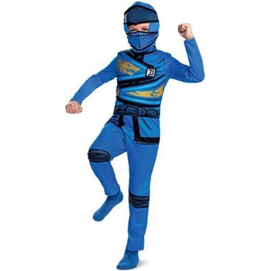 Jakks pacific - ninjago jay fancy utklädnad 7-8 år