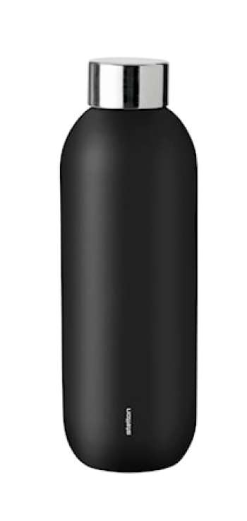 Keep Cool vacuum drinking bottle, 0.6 l. - black