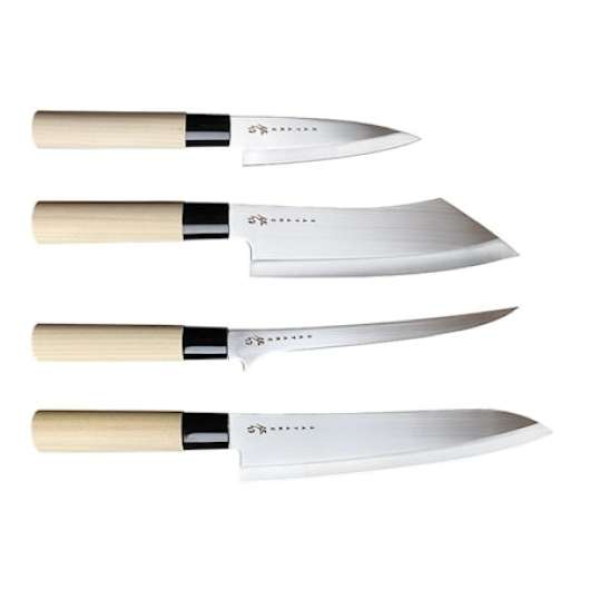 Knivset 4 Japanska Knivar