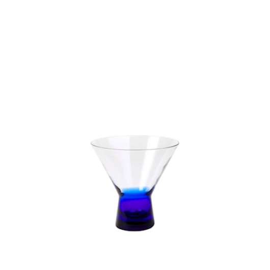 Konus Cocktailglas 9,5 cm Intensiv blå