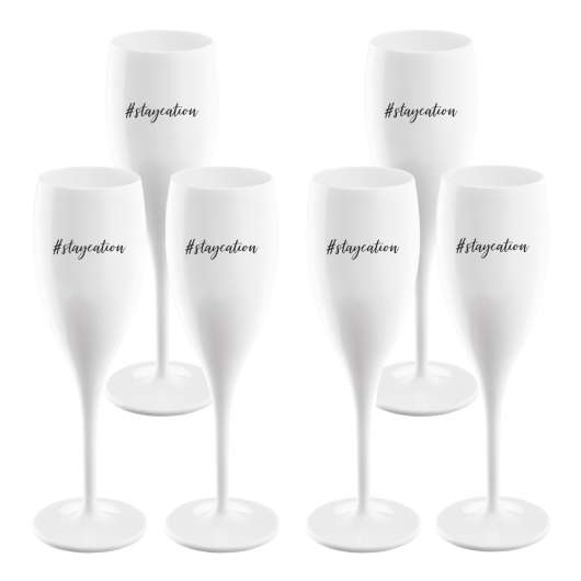Koziol - Cheers Champagneglas 10 cl Staycation 6-pack Staycation