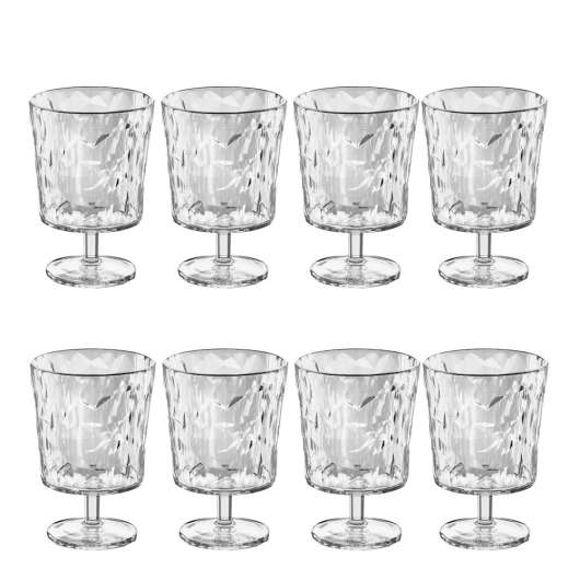 Koziol - Club Goblet Glas 8-pack Klar
