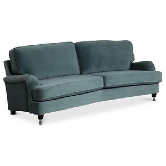 Kvarsebo Howard 3-sits svängd soffa - Mintgrön