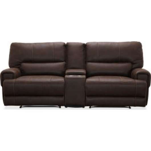 Las Vegas elektrisk 2-sits soffa - Mörkbrun - Biosoffor & Reclinersoffor