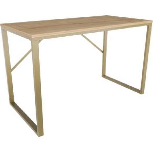 Layton skrivbord 120 x 60 cm - Guld/ek - Övriga kontorsbord & skrivbord, Skrivbord, Kontorsmöbler