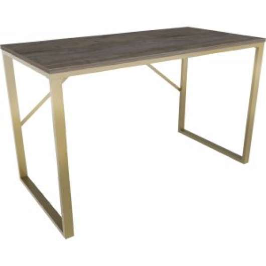 Layton skrivbord 120 x 60 cm - Guld/mörkgrå - Övriga kontorsbord & skrivbord, Skrivbord, Kontorsmöbler