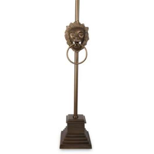 Lejonhuvud Bordslampa 60 cm - Antik mässing - Bordslampor