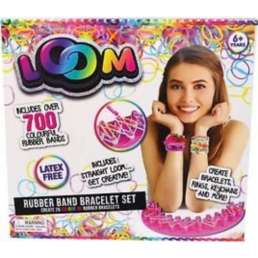 Liniex - Loom Bands Kit. 700 delar armbandskit
