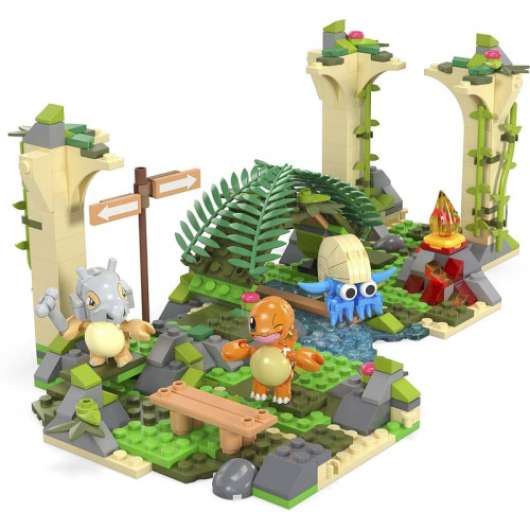 Mega Bloks - Mega Pokemon Jungle Ruins Byggset 464 delar