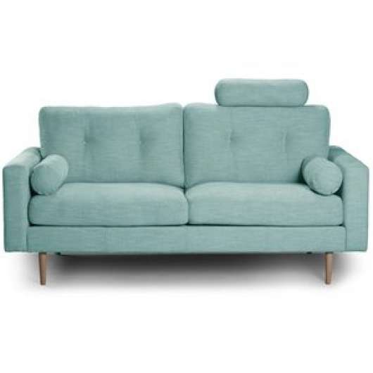Memory 2-sits soffa - Kronos 04 - Mörk petrolblå, Kallskum WE30 med silikonfibrer