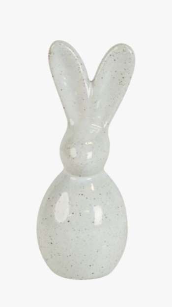 Mini rabbit dekoration ljusgrå
