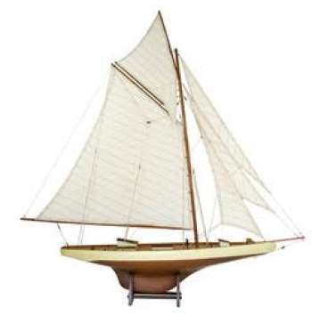 Modellbåt Columbia II segelbåt - Mahogny - Modellbåtar, Hem & inredning