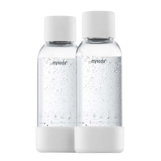 MySoda - Flaska till Kolsyremaskin 2-pack 0,5  L White