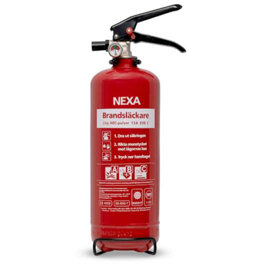 Nexa Fire & Safety Brandsläckare 2kg 13A Röd