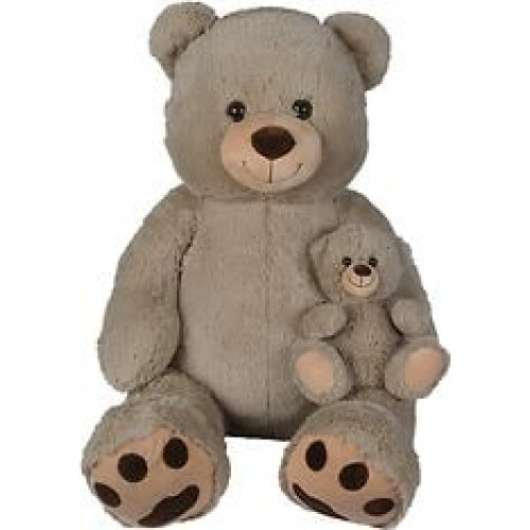 Nicotoy - Nallebjörn och baby gosedjur. 100 cm