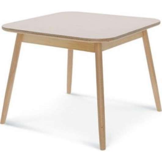 Nino barnmatbord 67 x 67 cm - Naturlig bok - Barnbord och stolar