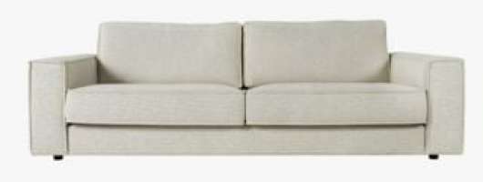 Olivia 3-sits soffa natur
