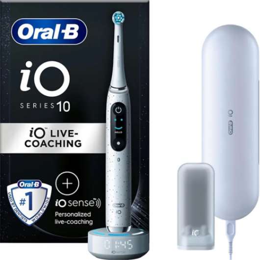 Oral-B - iO 10 eltandborste. vit - snabb leverans
