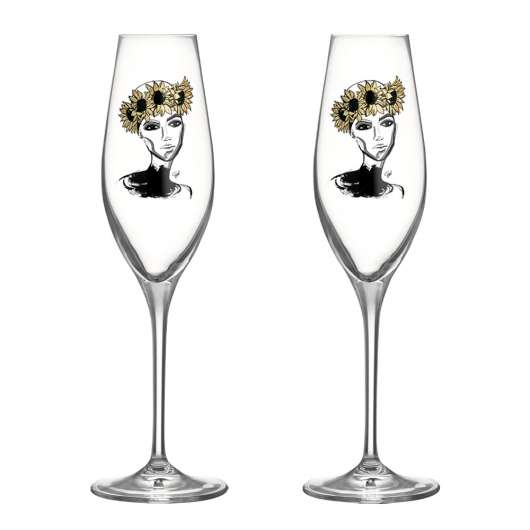 Orrefors - All About You Champagneglas 24 cl 2-pack Let´s celebrate you