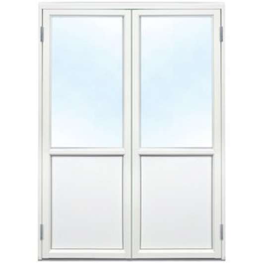 Parfönsterdörr - 3-glas - Aluminium - U-värde: 1,1 - Klarglas, Ingen utanpåliggande spröjs